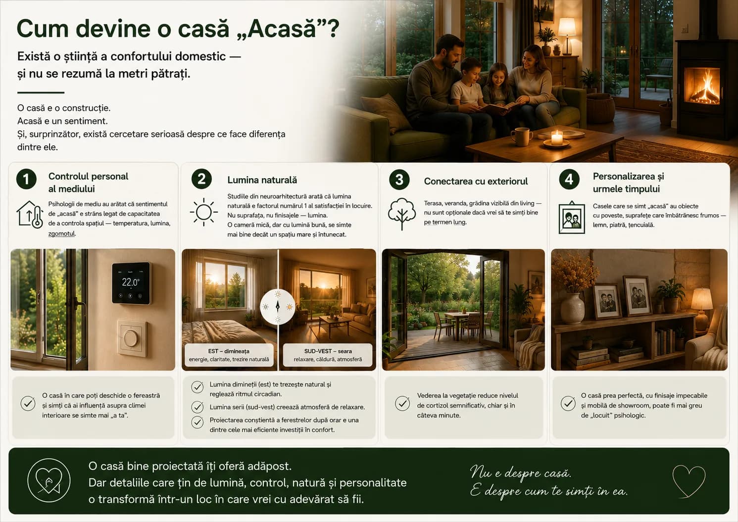 Cum devine o casă „Acasă”?